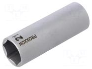 Socket; 6-angles,socket spanner; HEX 21mm; 1/2" PROXXON