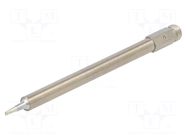 Tip; narrow spade; 1.2x8.4mm; for  soldering iron WELLER