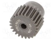 Spur gear; whell width: 25mm; Ø: 26mm; Number of teeth: 24; ZCL ELESA+GANTER