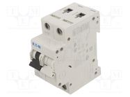 Circuit breaker; 230/400VAC; Inom: 3A; Poles: 1+N; Charact: C; 15kA EATON ELECTRIC