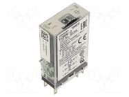Timer; 0,1s÷10min; DPST-NO; 250VAC/3A; 24VDC; H3RN; socket; PIN: 6 OMRON