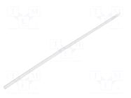 Heat shrink sleeve; glueless,flexible; 2: 1; 2.4mm; L: 1.2m; 5pcs. TE Connectivity