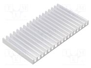 Heatsink: extruded; L: 75mm; W: 140mm; H: 10mm; aluminium; raw FISCHER ELEKTRONIK