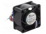 Fan: DC; axial; 5VDC; 40x40x10mm; 8m3/h; 22.1dBA; slide; 5400rpm EBM-PAPST