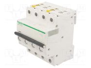 Circuit breaker; 400VAC; Inom: 50A; Poles: 4; Charact: B; 6kA; IP20 SCHNEIDER ELECTRIC