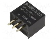 Converter: DC/DC; Uin: 4.5÷36VDC; Uout: 1.5VDC; Iout: 500mA; SIP3 RECOM