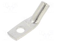 Tip: ring tube; M5; 6mm2; crimped; for cable; angled 45°; tinned ERKO