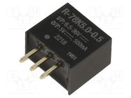 Converter: DC/DC; Uin: 6.5÷36V; Uout: 5VDC; Iout: 500mA; SIP3; THT RECOM