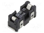 Fuse: fuse; 500mA; 125VAC; 125VDC; time-lag; ceramic; SMD; OMZ 125 SCHURTER