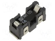 Fuse: fuse; 1A; 125VAC; 125VDC; time-lag; ceramic; SMD; OMZ 125 SCHURTER