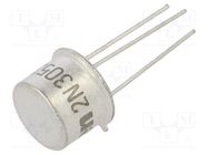 Transistor: NPN; bipolar; 40V; 0.7A; 5W; TO39 Central Semiconductor