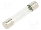 Fuse: fuse; quick blow; 800mA; 250VAC; cylindrical,glass; 6.3x32mm EATON/BUSSMANN