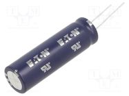 Supercapacitor; THT; 110F; 2.5VDC; -10÷30%; Body dim: Ø18x60.5mm EATON ELECTRONICS