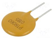 Fuse: PTC polymer; 1.85A; Imax: 40A; THT; PTR060V; bag EATON/BUSSMANN