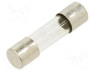 Fuse: fuse; 5A; 250VAC; quick blow; glass; 5x20mm; brass; bulk OPTIFUSE
