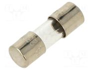 Fuse: fuse; 6A; 250VAC; quick blow; glass; 5x15mm OPTIFUSE