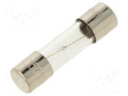 Fuse: fuse; 1.5A; 250VAC; medium time-lag; glass; 5x20mm; brass OPTIFUSE