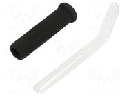 Holder; for  soldering iron; 4pcs; ESD; Ø: 15.8mm; L: 62mm; black JBC TOOLS