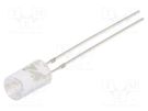 LED; 5mm; blue; 220÷330mcd; 120°; Front: recessed; 12V; No.of term: 2 OPTOSUPPLY