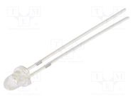 LED; UV; 15°; 20mA; P: 114mW; λd: 370÷380nm; 3÷3.8VDC; THT OPTOSUPPLY