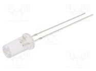 LED; 5mm; yellow; 750÷1120mcd; 50°; Front: flat; 1.8÷2.6V; -30÷85°C OPTOSUPPLY