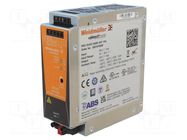 Converter: DC/DC; 240W; Uin: 18÷32VDC; Uout: 24VDC; Iout: 10A; 1.5kV WEIDMÜLLER