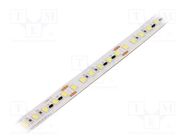 LED tape; white cold; 2835; 24V; LED/m: 120; 12mm; white PCB; IP20 IPIXEL LED