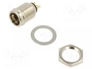 Connector: XLR mini; socket; male; 5A; 500V; PIN: 4; soldering; 24AWG REAN