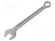 Wrench; combination spanner; 21mm; chromium plated steel 