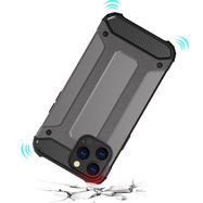 Hybrid Armor case iPhone 14 Pro Max armored hybrid case black, Hurtel
