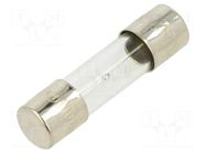 Fuse: fuse; 1.6A; 250VAC; time-lag; glass; 5x20mm; brass; bulk OPTIFUSE