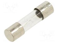 Fuse: fuse; 630mA; 250VAC; time-lag; glass; 5x20mm; brass; bulk OPTIFUSE