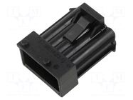 Connector: automotive; plug; male; JPT; PIN: 10; for cable; black TE Connectivity