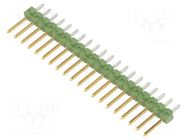 Connector: pin strips; pin header; male; PIN: 20; AMPMODU MOD II TE Connectivity