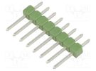 Pin header; pin strips; AMPMODU MOD II; male; PIN: 8; straight TE Connectivity