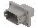 Connector: wire-wire; DT; male; socket; PIN: 12; Type: w/o contacts DEUTSCH