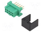 Connector: wire-wire/PCB; socket; female; PIN: 10; Gecko; 2A; 450V HARWIN