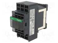 Contactor: 3-pole; NO x3; Auxiliary contacts: NC + NO; 24VDC; 18A SCHNEIDER ELECTRIC