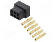 Connector: wire-wire/PCB; plug; female; PIN: 6; Datamate L-Tek; 3A HARWIN
