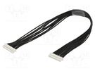 Ribbon cable with connectors; 0.15m; with leads; PIN: 10; 125V; 1A MOLEX