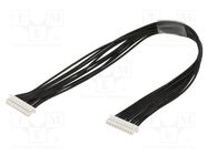 Ribbon cable with connectors; with leads; 0.15m; PIN: 10; 125V; 1A MOLEX