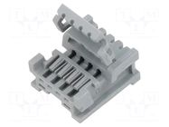 Connector: automotive; plug; female; Mini50; PIN: 4; for cable; grey MOLEX