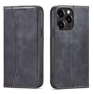 Magnet Fancy Case case for iPhone 14 Pro Max flip cover wallet stand black, Hurtel