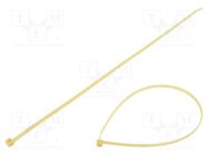 Cable tie; L: 390mm; W: 4.6mm; polyamide; 225N; natural; Ømax: 110mm HELLERMANNTYTON