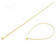 Cable tie; L: 390mm; W: 4.6mm; natural; polyamide; 225N; Ømax: 110mm HELLERMANNTYTON