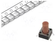 Microswitch TACT; SPST-NO; Pos: 2; 0.05A/12VDC; SMD; none; 1.6N KNITTER-SWITCH