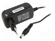 Power supply: switching; mains,plug-in; 9VDC; 2A; 18W; Out: 5,5/2,1 QOLTEC