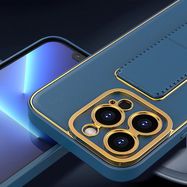 New Kickstand Case cover for Samsung Galaxy A12 5G with stand blue, Hurtel