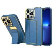New Kickstand Case cover for Samsung Galaxy A12 5G with stand blue, Hurtel