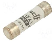 Fuse: fuse; 12A; 400VAC; gG; ceramic,cylindrical,industrial DF ELECTRIC